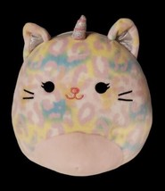 8&quot; Soraya the Cat Unicorn Leopard Pink Squishmallow Kellytoy Stuffed Plush - £9.96 GBP