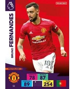 Panini Adrenalyn Premier League 2020-21 Man Utd Bruno Fernandes Cards - $184.84 MXN