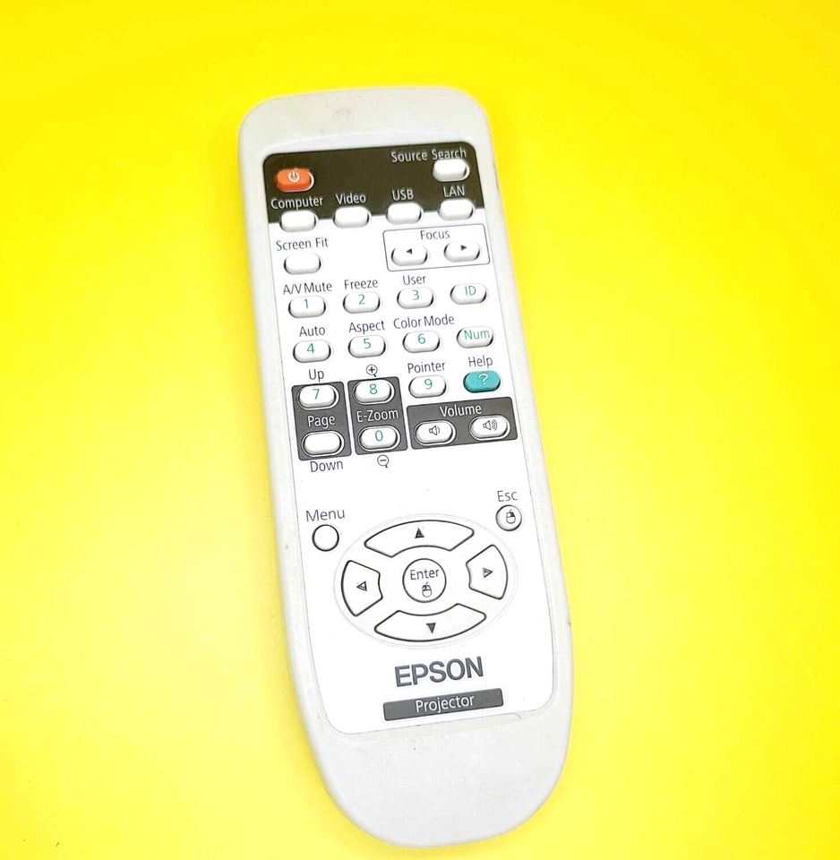 EPSON 150799600 REMOTE CONTROL OEM ORIGINAL PROJECTOR REPLACEMENT FOR PO... - $7.30
