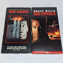 Die Hard &amp; Die Hard 2 VHS Tapes Movie Lot Bruce Willis Alan Rickman Fox Video - £10.08 GBP