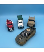 pull back cars lot Including Fire Truck,Subaru ,Waste Managing, &amp; Hummer - £15.56 GBP