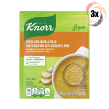 3x Packets Knorr Sopa Fideos Con Sabor A Pollo Chicken Noodle Soup Mix |... - £9.95 GBP