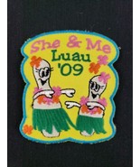 2009 Girl Scouts She &amp; Me Luau &#39;09 Patch Badge 3&quot; NOS Hawaiian Girly Fun... - £7.85 GBP