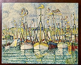 Springbok Puzzle “Blessing Of The Fishing Fleet” Vintage Art By Paul Signac - £44.34 GBP