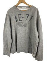 American Eagle Sweatshirt Size XXL 2XL Mens Crewneck Pullover Gray Y2K Vtg Fit - £36.80 GBP