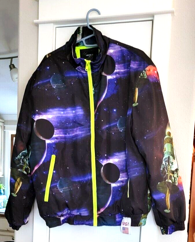 Forever 21 Men s Xlarge Nasa Space Bomber and similar items