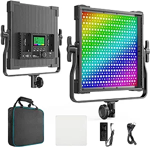 Rgb Video Light, 50W Full Color Photography Lights, Led Video Panel Ligh... - $240.99