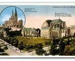 Cathedral of St John The Divine New York City NY NYC UNP Unused WB Postc... - £2.33 GBP