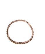 Elegant Rhinestone Rose Gold Tone Shiny Stretch Bracelet Womens Costume ... - £16.81 GBP