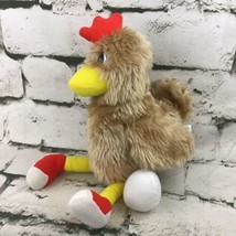 Vintage BJ Toy Co 12” Chicken Plush Lays An Egg Stuffed Animal  - £9.34 GBP