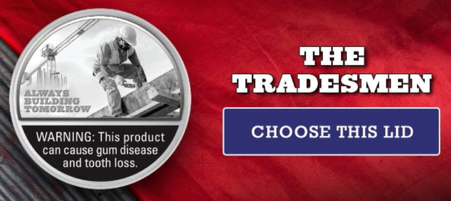 RED SEAL TOBACCO METAL TIN LID TRADESMEN ALWAYS BUILDING TOMORROW CONSTR... - $8.90