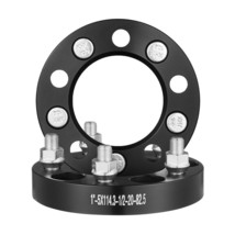 VEVOR 1&quot; 5&quot;x4.5&quot; Wheel Spacers Wheel Adapters 5 Lug Forged Spacer 4 PCS Black - £67.09 GBP