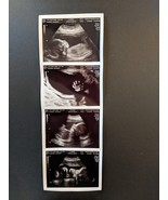 US PAPER Fake Prank Gag Custom 4 PHOTO Pregnancy 2D Ultrasound Sonogram  - $79.00
