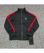 Air Jordan Track Jacket Kids XS 3-4yrs Black Jumpman Full Zip Long Sleev... - $710.65 MXN