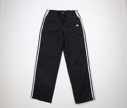 Vintage Adidas Womens Size Medium Spell Out Striped Lined Wide Leg Pants... - $789.13 MXN