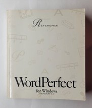 Vintage Official WordPerfect 5.2 for Windows Reference Book 1992 Paperback  - £23.34 GBP
