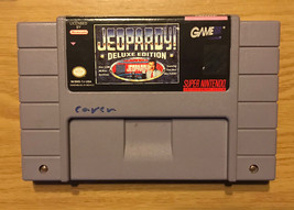 Jeopardy Deluxe Edition - Nintendo SNES Game - £7.89 GBP