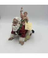 Kurt Adler Grandpa Santa Piggy Back Marjorie Rothberg Figurine Limited E... - £109.55 GBP