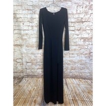 Aqua Luxe Black Maxi Dress Size Small - £11.73 GBP