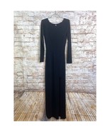 Aqua Luxe Black Maxi Dress Size Small - £11.85 GBP