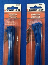 Dorman 8 Inch Wire Ties 83901 2 packs of 20, Blue - $8.90