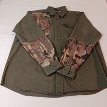 MOSSY OAK Break-Up Infinity Long Sleeve Button Shooting Shirt Large 42-4... - $22.73