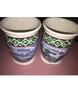 Two Matching Bathroom Class Cup/ Holder Tropical Sea Bathroom Cups - $331.38 MXN
