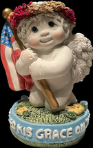Dreamsicles Angel Cherub Figurine - America, God Shed His Grace on Thee - £18.34 GBP