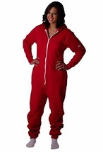 NEW NWT CoZone USA Hooded Jumpsuit Unisex Adult Scarlet (Red) Large   - £58.07 GBP