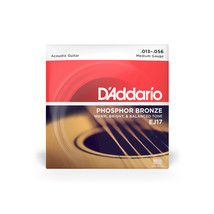 D&#39;Addario EJ17 Phosphor Bronze Acoustic Guitar Strings, Medium, 13-56 - £17.51 GBP