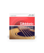 D&#39;Addario EJ17 Phosphor Bronze Acoustic Guitar Strings, Medium, 13-56 - £17.25 GBP