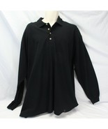 Express Mark Polo Long Sleeve Shirt Mens Size 3XL Black  NEW - $279.21 MXN