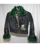 Denim John Deere Jacket Girls Size S 6-7  Tractor Farm Gap - $14.69