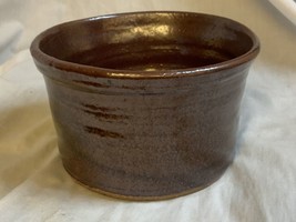 Vintage Pottery Planter Brownish Red - £18.58 GBP