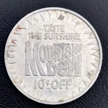 Mountain Dew Token Vintage Coin Medallion Taste The Sunshine - $9.95