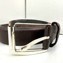 Will Leather Goods Men’s Brown Belt Size 36 Made In Mexico Used  - £17.63 GBP