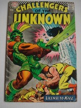 Challengers of the Unknown #56 DC Comic Good 1967 License to Kill - $8.99
