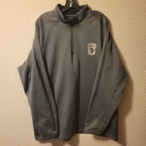 Sport Tek Mens Airborne Logo 1/4 Zip Sweatshirt Size 2XL - $14.52