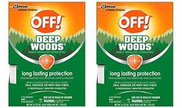 OFF! Deep Woods Insect Repellent Towelettes (Pack - 2) - £17.21 GBP