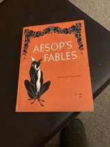 AESOP&#39;S FABLES 1963 Vintage Scholastic Paperback 1st Printing Ann McGovern - £6.85 GBP