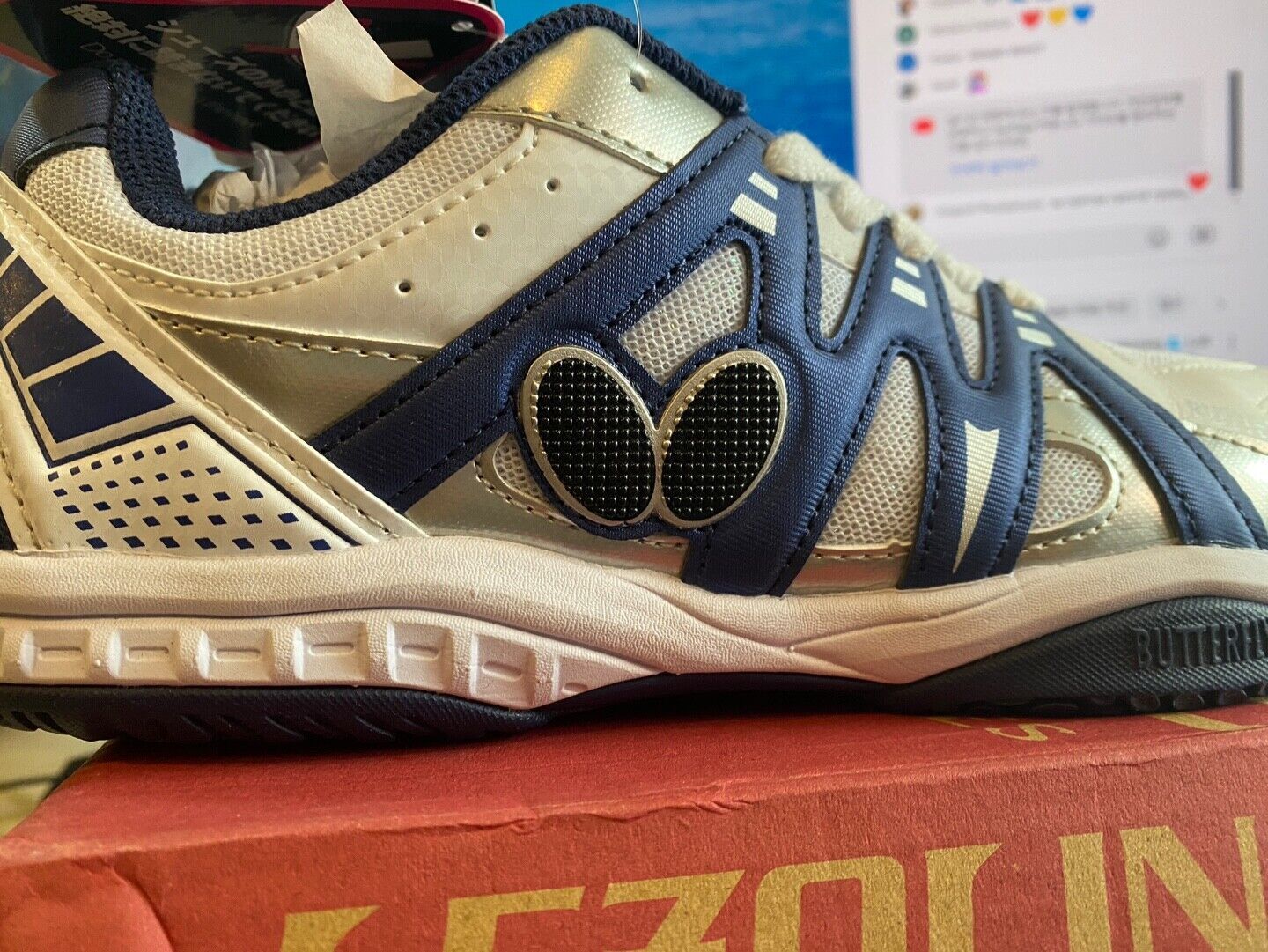 Lezoline Rifones Butterfly Trynex Table Tennis Shoes US Shoes