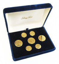 Vintage Dotty Smith Personalized Initials &quot;JSD&quot; Buttons - New In Box Button Set - £39.10 GBP
