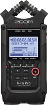 Zoom H4N Pro 4-Track Portable Recorder: All-Black, Dual ¼&quot; Combo And, And Music. - £172.56 GBP