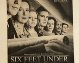 6 Feet Under Tv Guide Print Ad Advertisement Peter Krause Michael C Hall... - $5.93