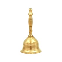 Nitya GOL Ghanti for Pooja &amp; Other Rituals| 110g Pure Brass Bell for Hou... - $18.18