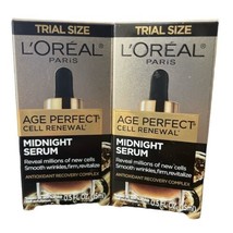 2-Pack - L&#39;OREAL PARiS Age Perfect Cell Renewal Midnight Serum 0.5 Fl Oz... - $18.80