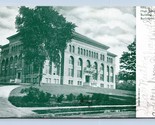 High School Building Burlington Vermont VT 1907 UDB Postcard P14 - £2.80 GBP