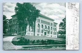 High School Building Burlington Vermont VT 1907 UDB Postcard P14 - £2.78 GBP