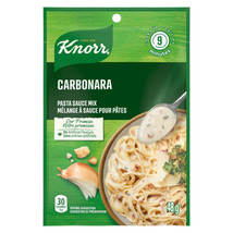 6 Packs of Knorr Carbonara Flavored Pasta Sauce Mix 48g Each - From Cana... - $28.06