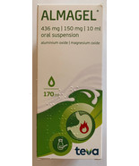ALMAGEL Acid suspension 170ml stomach aches ucler symptoms pain - £11.78 GBP